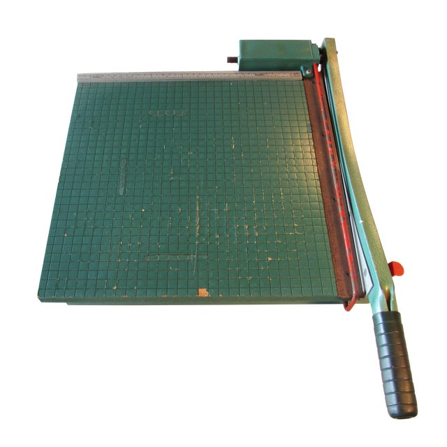 Vintage Guillotine Paper Cutter Chairish