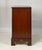 Brown Vintage White Furniture Co. Chippendale Style Inlaid Mahogany 4-Drawer Nightstand / Bachelor Chest For Sale - Image 8 of 17