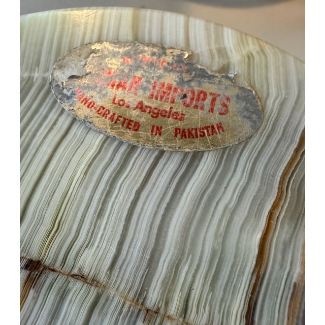 Gemstone Onyx Bookends For Sale - Image 7 of 7