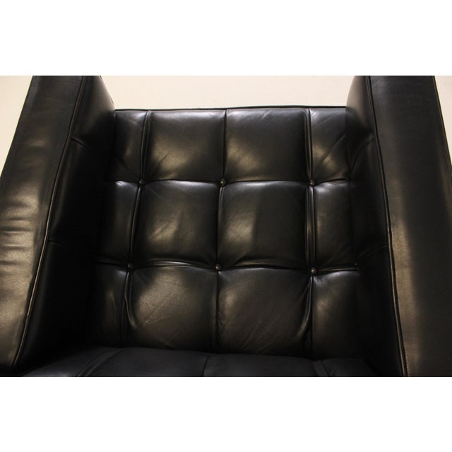 Black Vintage Leather Sofa Daybed by Johannes Spalt for Wittmann For Sale - Image 8 of 14