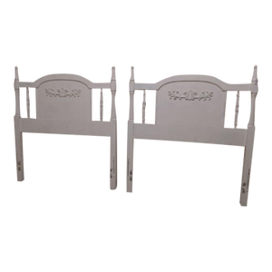 1980s French Provincial Style Twin Headboard Set of 2