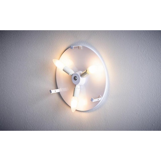 1960s Design Italian Wall Lamp nos in light gray. Up to 250V (Europe/UK Standard).The wiring of this item may be original...