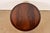 Baker Furniture Georgian Flame Mahogany Pedestal Drum Side Table or Tea Table, Newly Refinished For Sale - Image 13 of 14