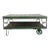Mid Century Two Tier Industrial Cart Coffee Table For Sale