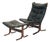 Mid-Century Lounge Chair Siesta and Its Ottoman by Ingmar Relling, Westnofa Furniture, Norway 1960s For Sale