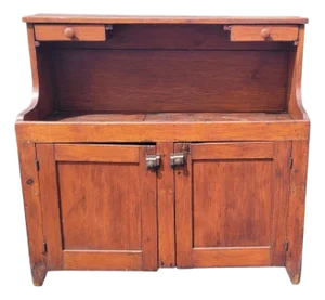 Early 19th Century American Pine Drysink