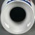 Pair of Chinese Blue & White Famille Rose Porcelain Vases With Crane Motif For Sale - Image 9 of 9