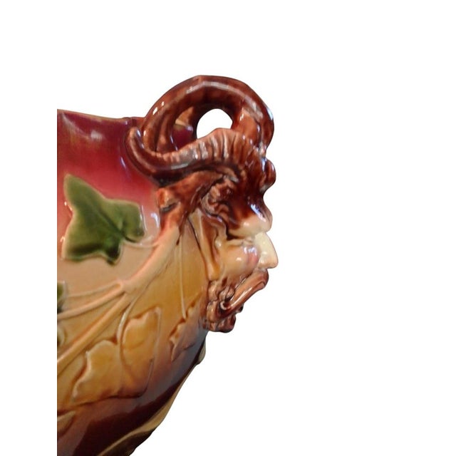 1920s Art Nouveau Majolica Centerpiece, 1920s For Sale - Image 5 of 6