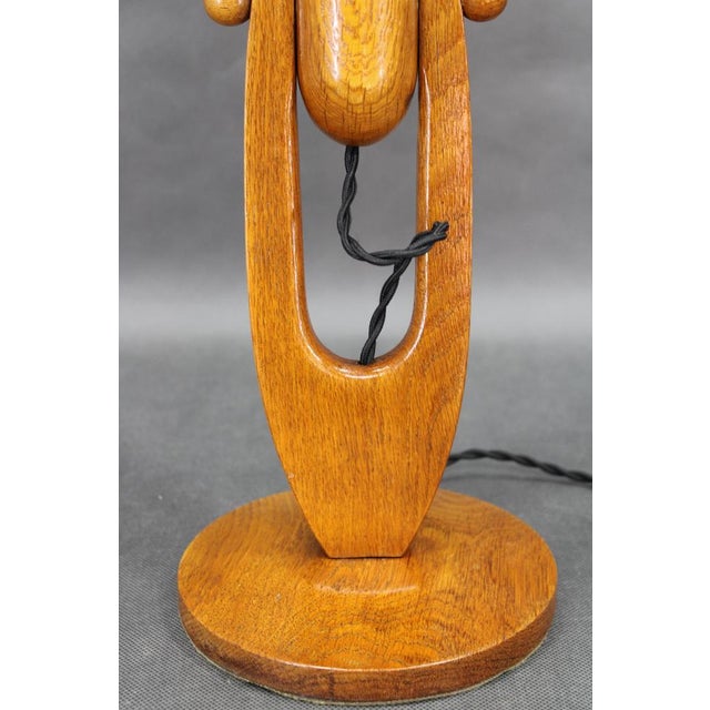 Mid-Century Adjustable Wooden Table Lamps, Former Czechoslovakia, 1970s, Set of 2 For Sale - Image 12 of 16