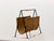 Mid-Century Magazine Rack in Woven Wood and Metal, 1960s For Sale - Image 6 of 14