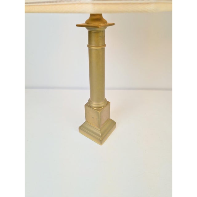 1960s Neoclassical Empire Brass Table Lamp, France, 1960, Set of 2 For Sale - Image 5 of 17
