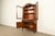 Romweber French Provincial Louis XV Carved Walnut and Burl Wood Breakfront Bookcase Cabinet, Circa 1930s For Sale In South Bend - Image 6 of 18