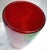 Glass Glamorous Mid-Century Cased–Glass Block Vase With Red Interior - Makora Krosno Poland For Sale - Image 7 of 17
