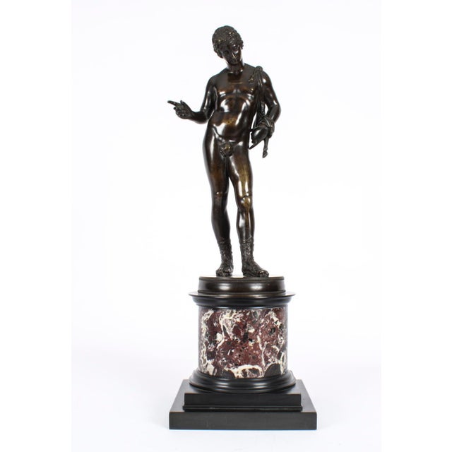 Grand Tour Figure of David, 19th Century, Bronze For Sale - Image 10 of 18