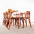 Honey Red Fan Back Dining Armchairs, 1970s, Set of 6 For Sale - Image 4 of 14