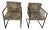 Miles Talbott Accent Chairs in Gold /Linen -Set For Sale