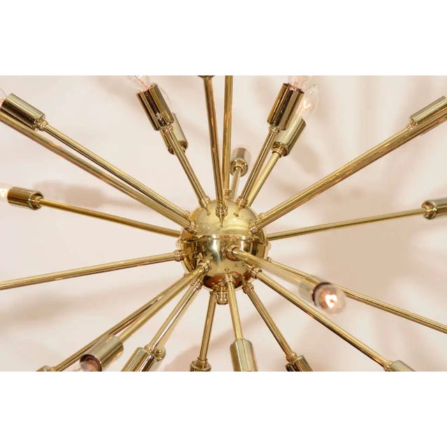 Mid-Century Modern 1950s Classic Sputnik Chandelier by Lightolier For Sale - Image 3 of 4