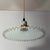 French White Opaline Glass “Frill” Pendant Light, 1930s For Sale - Image 4 of 7