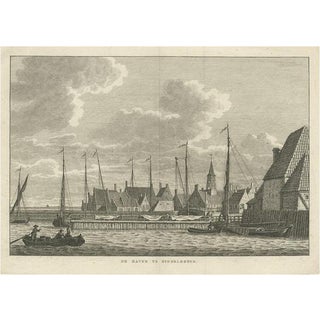 After Bulthuis, Illustration of the Frisian City of Hindelopen in the Netherlands, 1793, Print For Sale