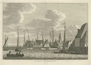 After Bulthuis, Illustration of the Frisian City of Hindelopen in the Netherlands, 1793, Print