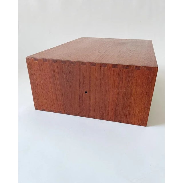 Wood Small Wall Mounted Chest of Drawers by Östen Kristiansson for Luxus, 1960s For Sale - Image 7 of 9