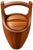 Staved teak ice bucket designed by Jens Quistgaard for Dansk. Marked on the underside: Dansk logo / DANMARK / IHQ....