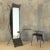 Brutalist Metal Mirror with Side Chair For Sale - Image 10 of 12