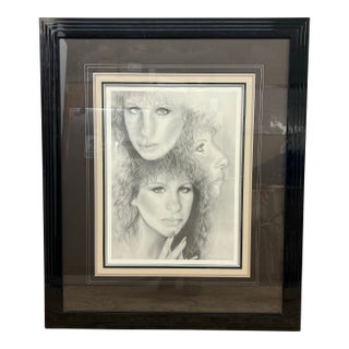 Moore Artist Proof Barbara Streisand Portrait, Signed For Sale
