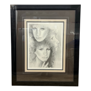 Moore Artist Proof Barbara Streisand Portrait, Signed