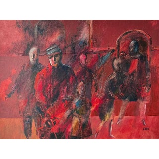 "Disorentation" Modern Expressionism Painting For Sale