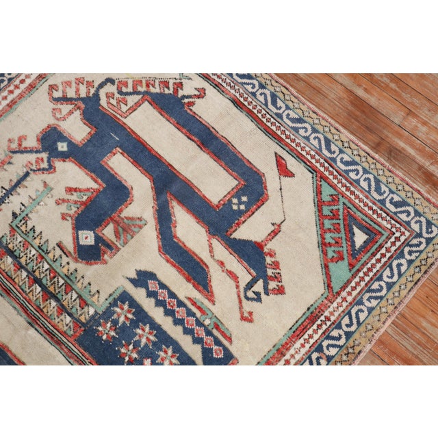20th Century Zabihi Collection Turkish Slithering Snake Anatolian Rug - 4'3" x 6' For Sale In New York - Image 6 of 10