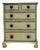 Antique Victorian Hand-Painted Pine Chest of Drawers, 1880 For Sale