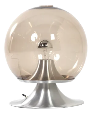 Dream Island Table Lamp in Smoked Glass by Raak Amsterdam, 1960