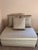 Transitional Ethan Allen Chair and Ottoman For Sale - Image 3 of 7