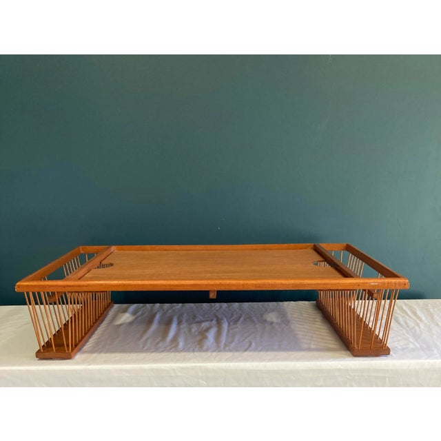 This nice wood tray is perfect for breakfast in bed. The sides have two storage compartments for magazines, newspapers, or...