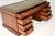 Antique Victorian Pedestal Desk in Walnut with Leather Top, 1860s For Sale - Image 10 of 12
