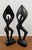 1980s Hand Carved African Angel of Peace Carvings - Set of 2 For Sale - Image 4 of 8