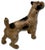 Very Rare Oversize 1930s Hubley #387 Standing Full Figure Fox Terrier Cast Iron Dog Doorstop - 10 Inches Tall X 12 Inches Long For Sale - Image 13 of 18