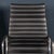 Black 20th Century EA117 Chairs in Black Leather by Charles & Ray Eames for Vitra, 1950s, Set of 2 For Sale - Image 8 of 18