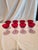 Set of Eight Vintage Ruby Red Sherbets For Sale - Image 4 of 8