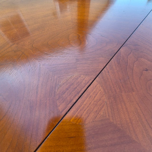 1992 Baker Furniture Palladian Oval Extension Dining Table French Empire Biedermeier Neoclassical For Sale - Image 10 of 18