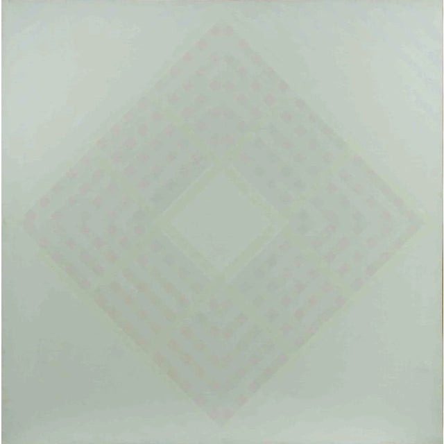 Nato Frascà, Structure XXIII, 1964, Acrylic on Canvas For Sale - Image 4 of 4