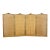1890s European French Four Panel Vanity Screen Room Divider For Sale
