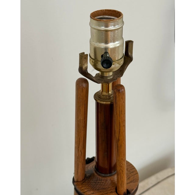 1970s 1970s Americana Golf Club Table Lamp For Sale - Image 5 of 7