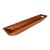 Mid-Century Organic Modern Elongated Serving Tray / Catch-All Hand-Carved From Solid Teak, Circa 1970s For Sale