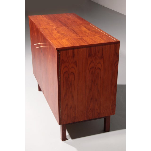 Brown Mid-Century Scandinavian Mini-Bar, 1960 For Sale - Image 8 of 17
