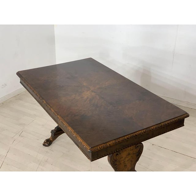 Wood Dining Table Dining Table, 1900s For Sale - Image 7 of 8