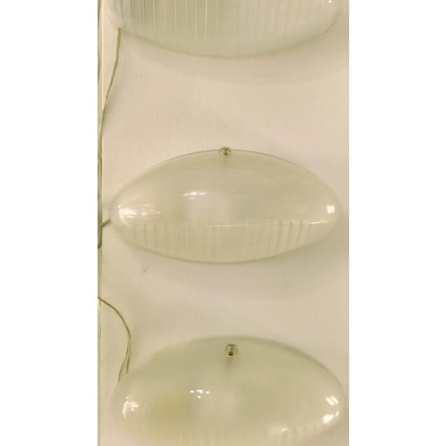 Mid-Century Modern Moulded Shaped Glass Wall Lamp from Artemide, Italy, 1960s For Sale - Image 3 of 6