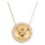 Mid 20th Century Van Cleef & Arpels Button Necklace Boutonniere Diamond Estate 18k Yellow Gold For Sale