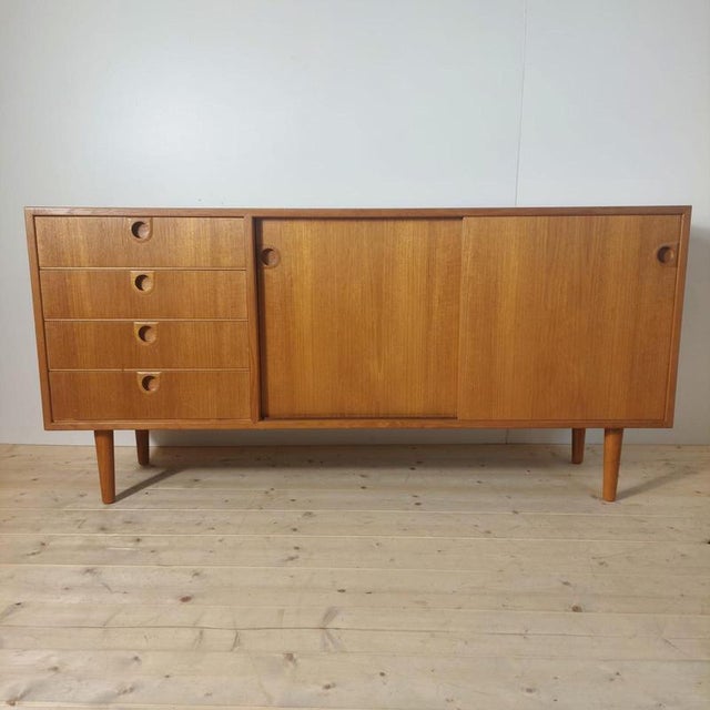 Vintage Danish Teak Sideboard by Christensen & Jun, 1960s For Sale - Image 5 of 8